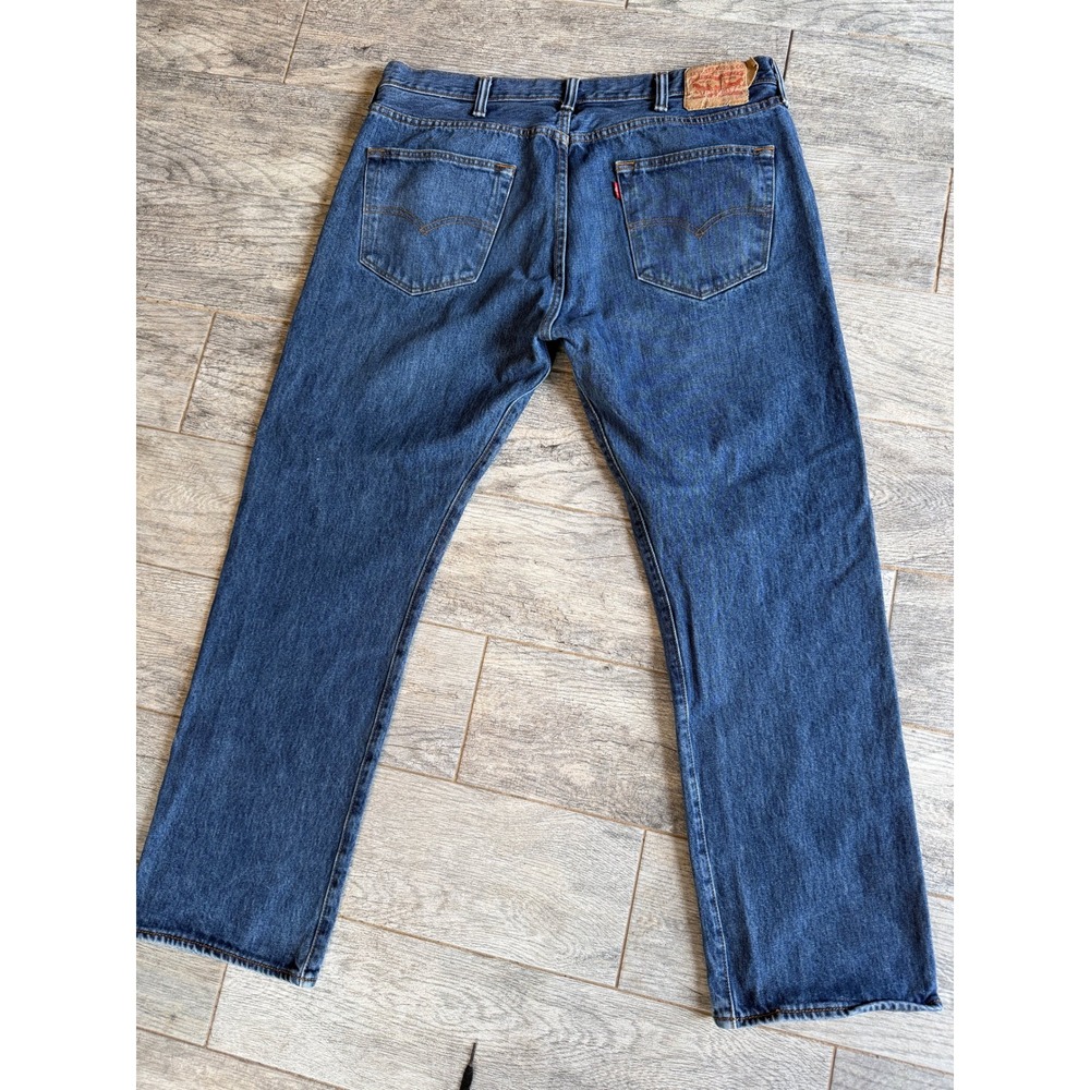 Levi's 501 Jeans 38x30 Mens 38 x 30 Straight Leg Button Fly Levi Strauss Cotton